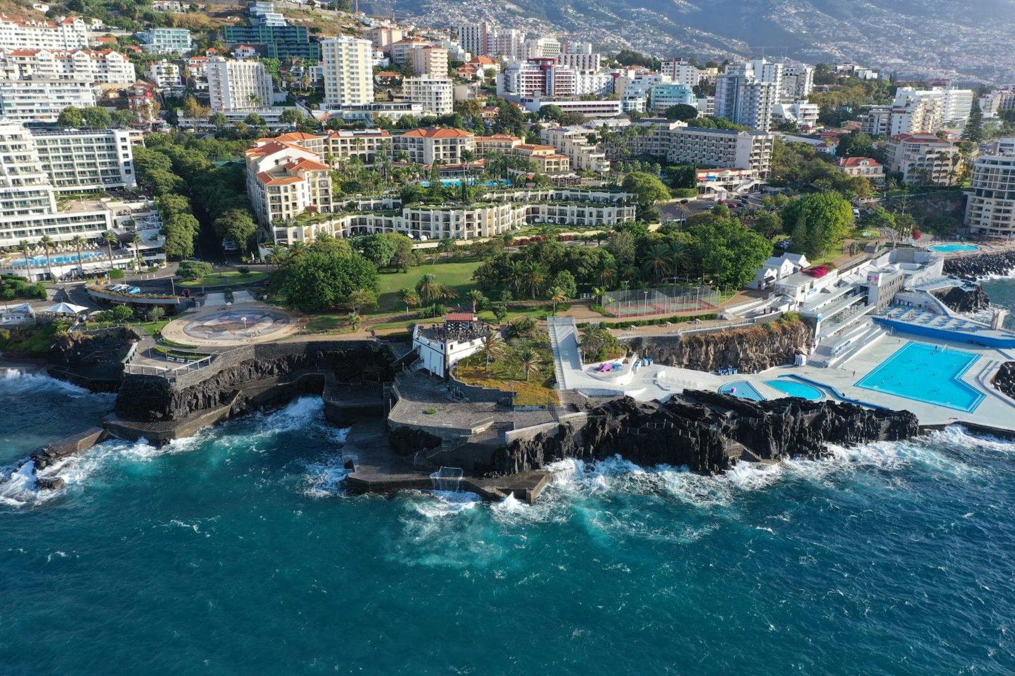 Oceanside Terrace Apartment By Holiday Rental Madeira Funchal  Exteriör bild